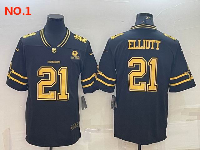 Men's Dallas Cowboys #21 Ezekiel Elliott Jerseys-30